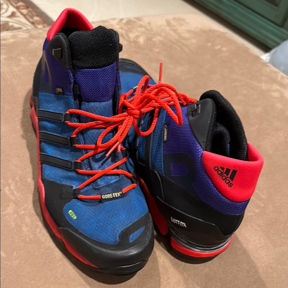 Adidas Terrex Blue, Purple & Red Trail Shoes- Mens 12